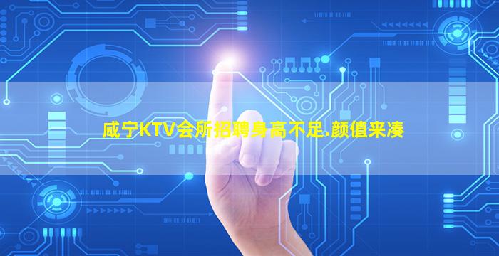 咸宁KTV会所招聘身高不足.颜值来凑